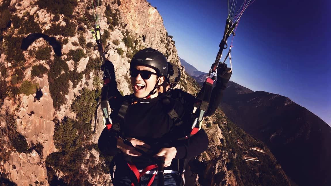 Tandem flights Paragliding Delphi