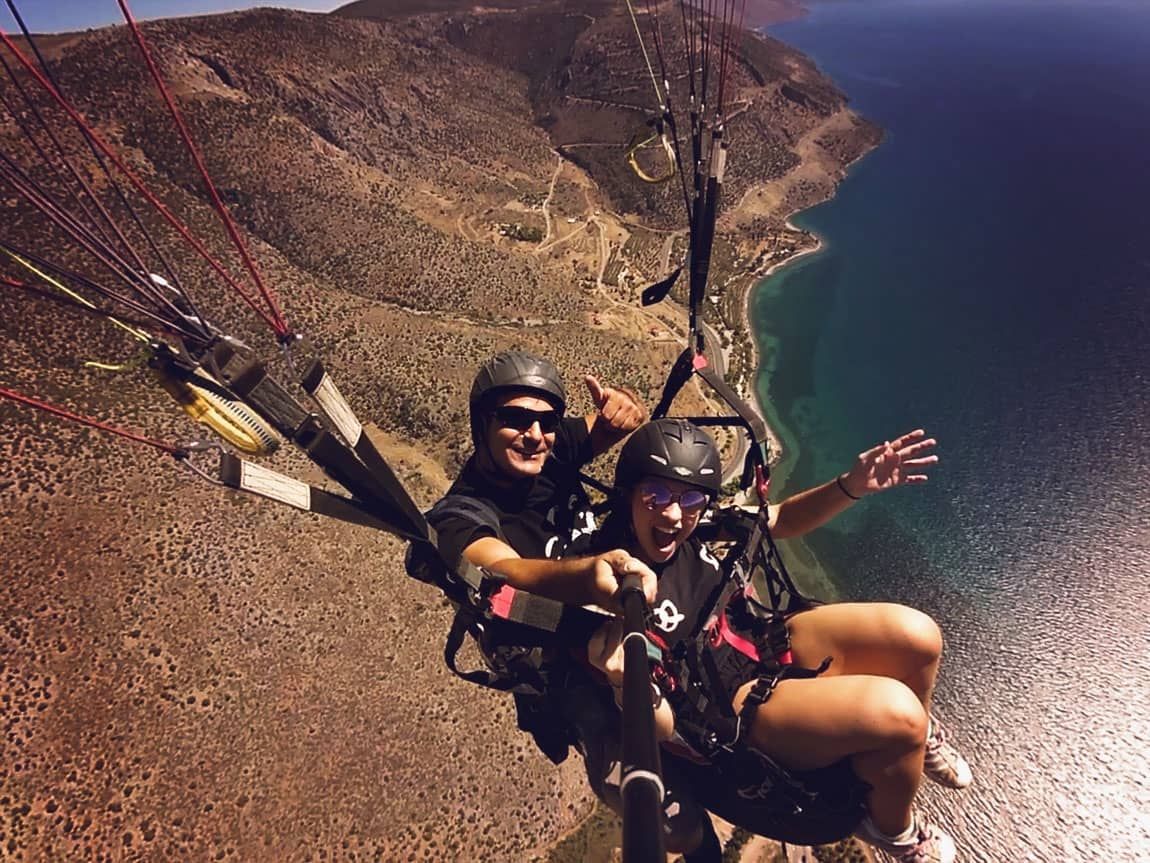 Tandem flights Paragliding Delphi