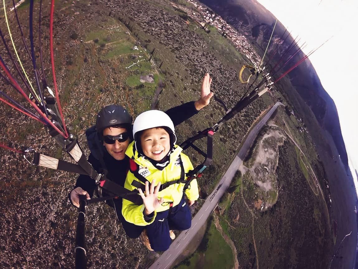 Tandem flights Paragliding Delphi