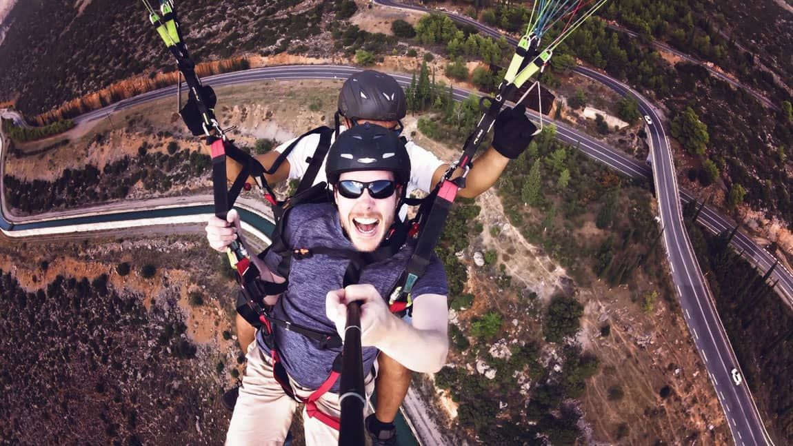 Tandem flights Paragliding Delphi