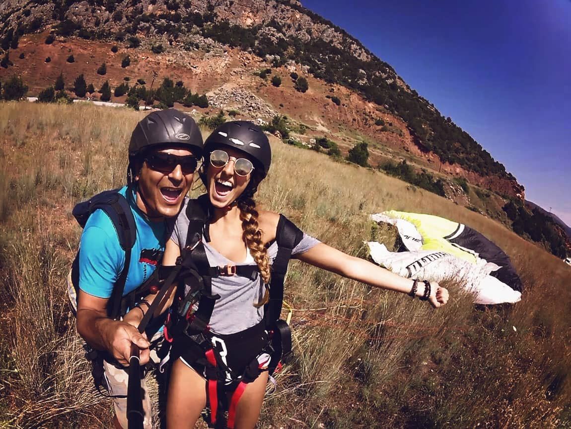 Tandem flights Paragliding Delphi